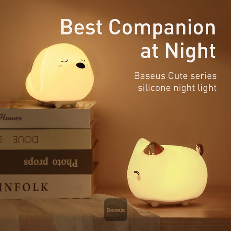 Cute series kitty silicone night light