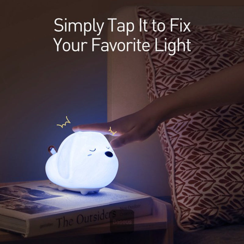 Cute series kitty silicone night light